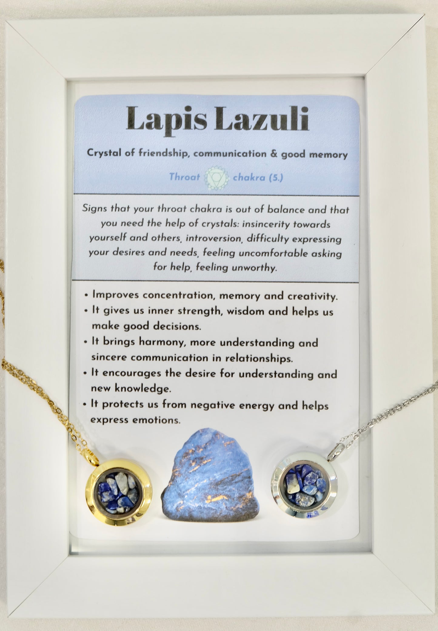 Verižica z Lapisom Lazuli
