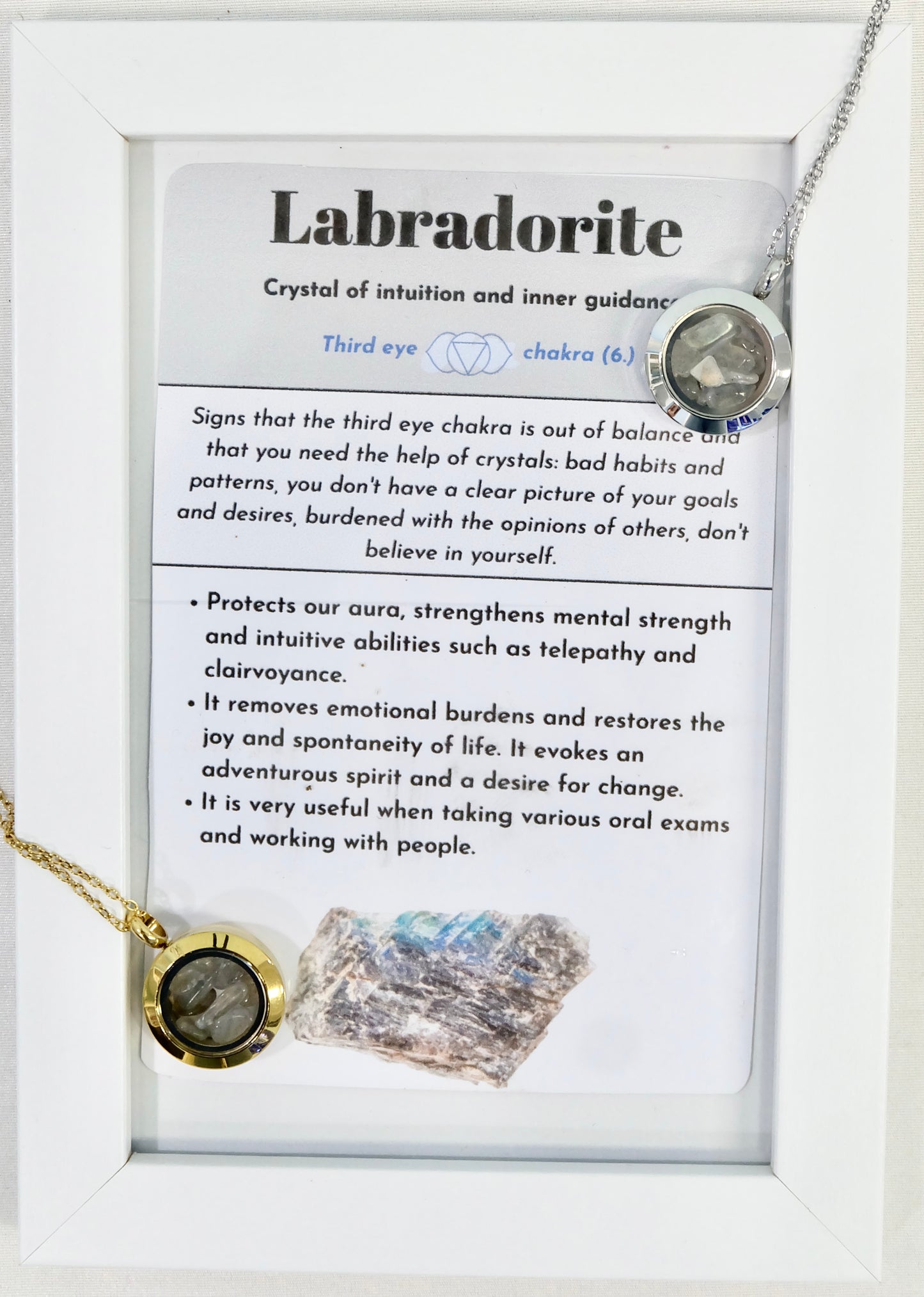 Verižica z Labradoritom