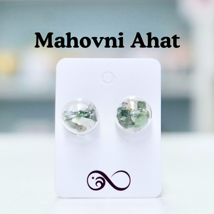 Uhani - Mahovni Ahat