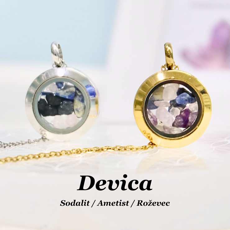 Verižica s kristali za horoskopski znak - Devica