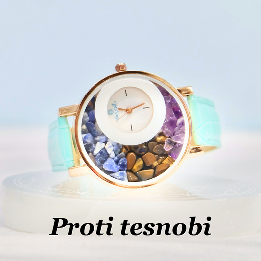 Ročna ura s Kristali za Tesnobo