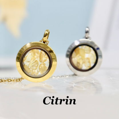 Necklace with Citrine