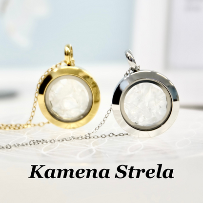 Necklace with Stone Lightning