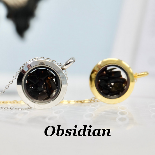 Verižica z Obsidianom