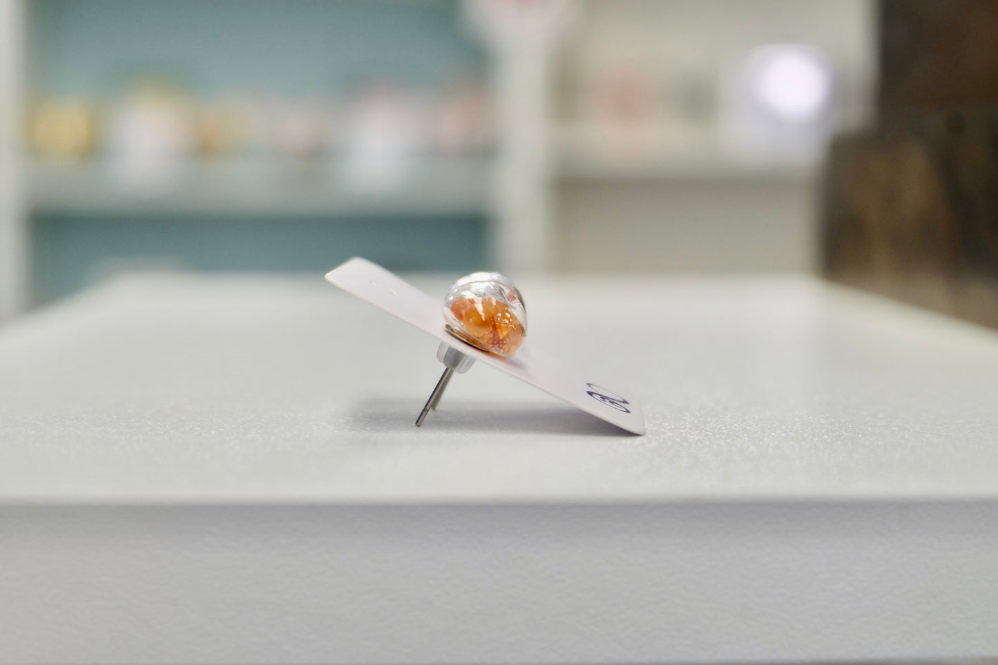Carnelian Crystal Earrings