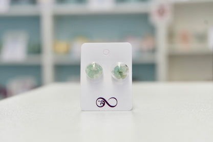 Uhani - Zeleni Aventurin