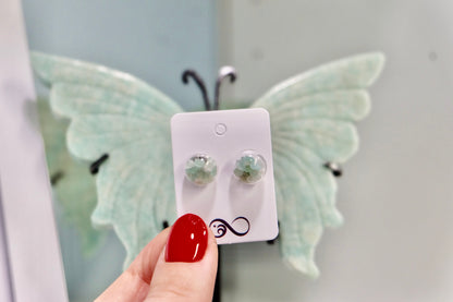 Uhani - Zeleni Aventurin