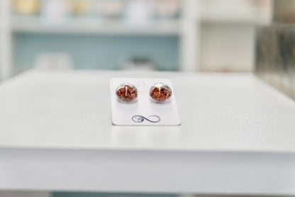 Red Jasper Crystal Earrings