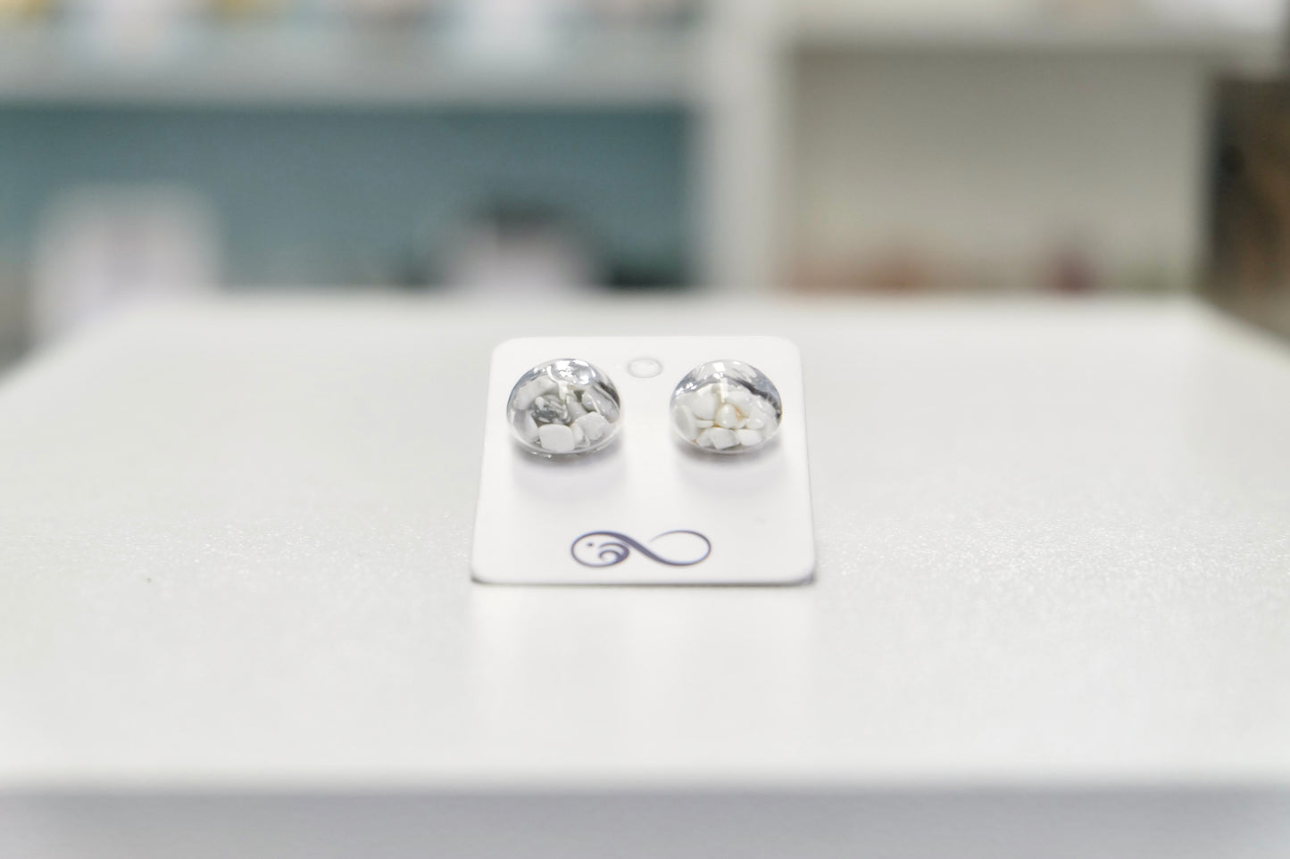 Howlite Crystal Earrings