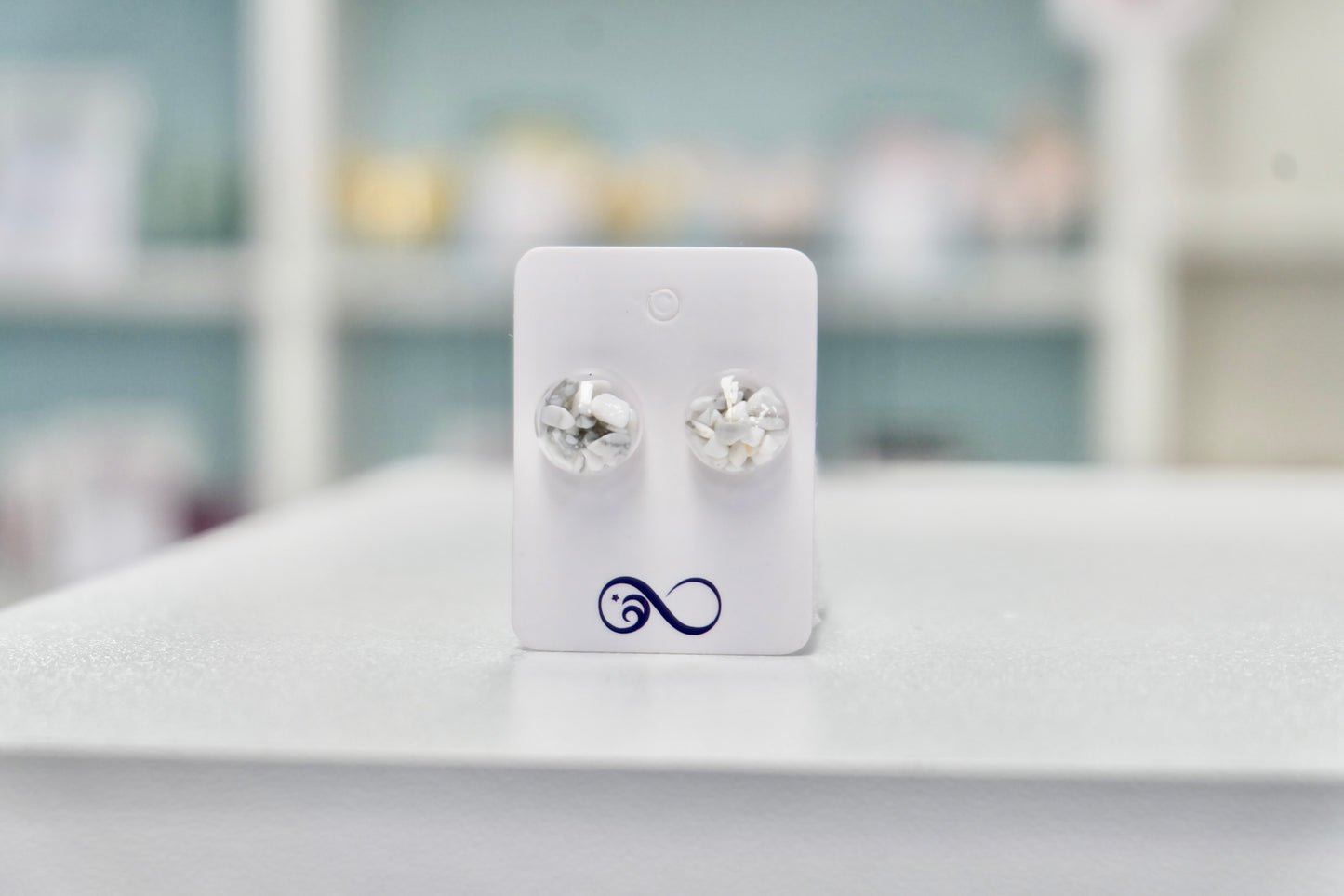 Howlite Crystal Earrings