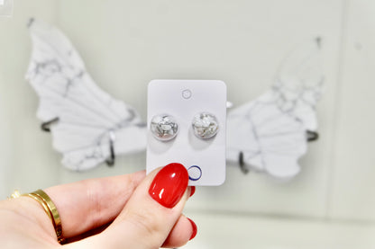 Howlite Crystal Earrings
