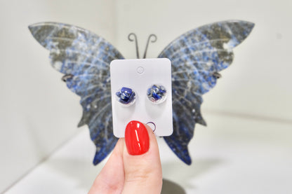 Lapis Lazuli Crystal Earrings