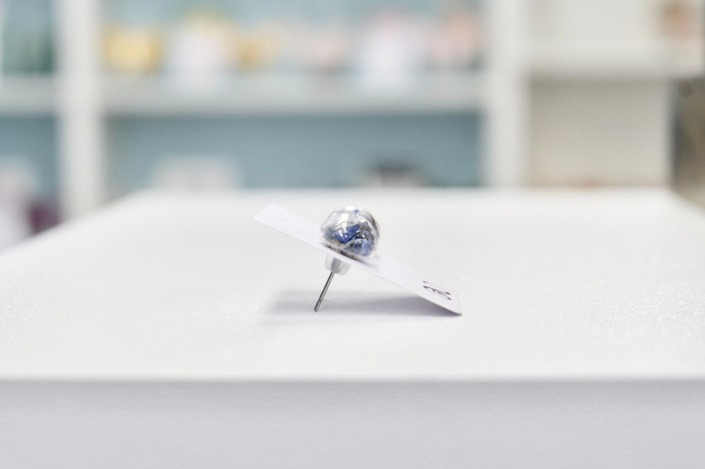 Sodalite crystal earrings