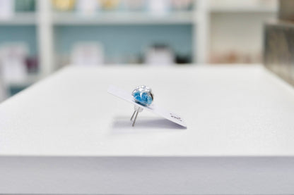 Uhani - Modri Apatit