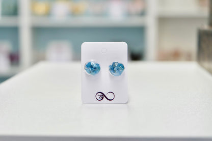 Uhani - Modri Apatit