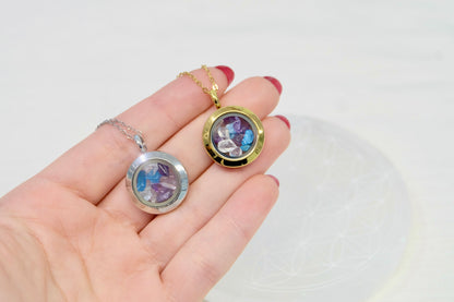 Verižica s kristali za horoskopski znak - Vodnar