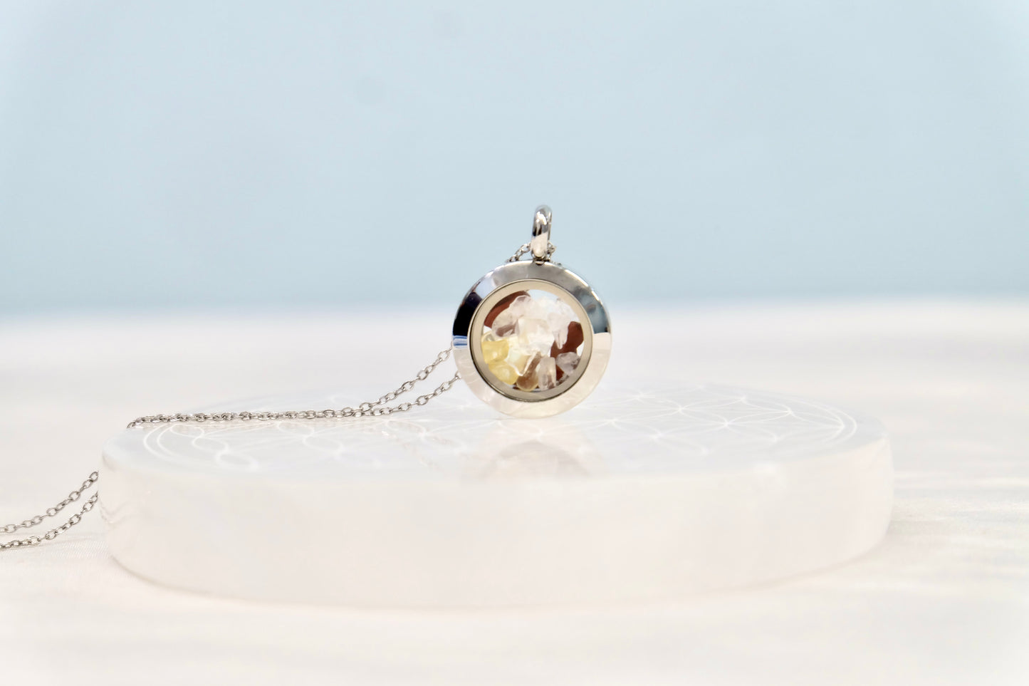 Crystal necklace for Aries