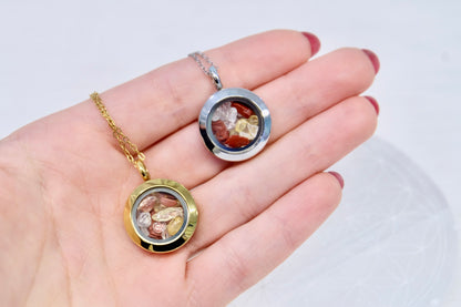 Crystal necklace for Aries