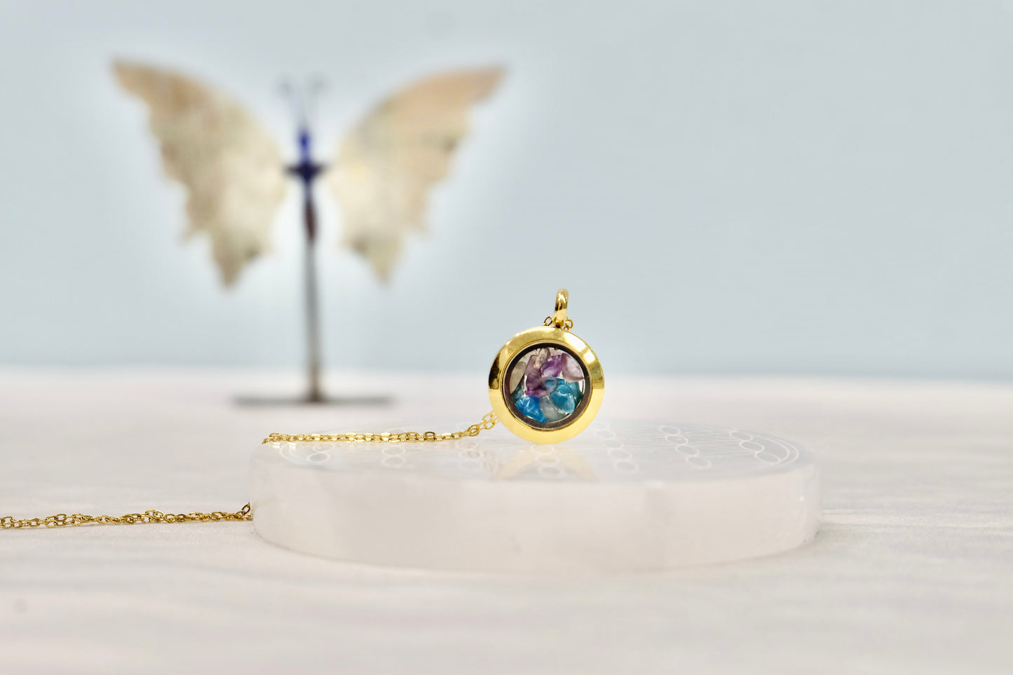 Verižica s kristali za horoskopski znak - Dvojček