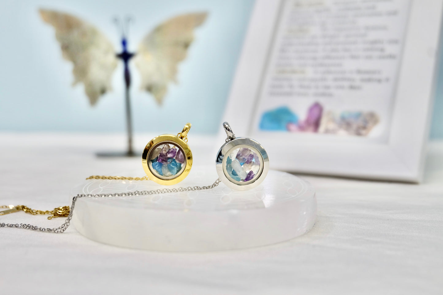 Verižica s kristali za horoskopski znak - Dvojček