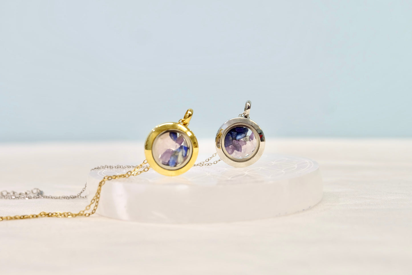 Verižica s kristali za horoskopski znak - Tehtnica