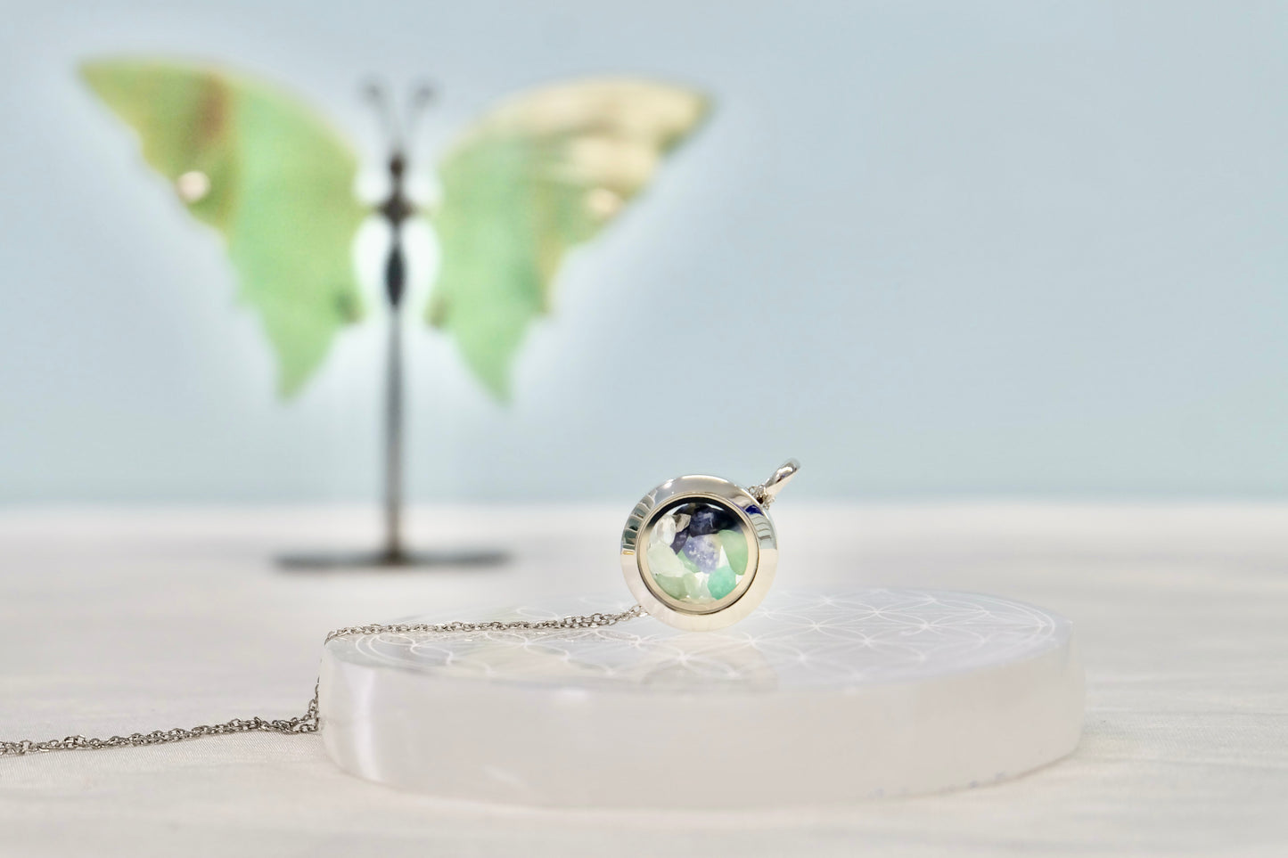 Verižica s kristali za horoskopski znak - Bik