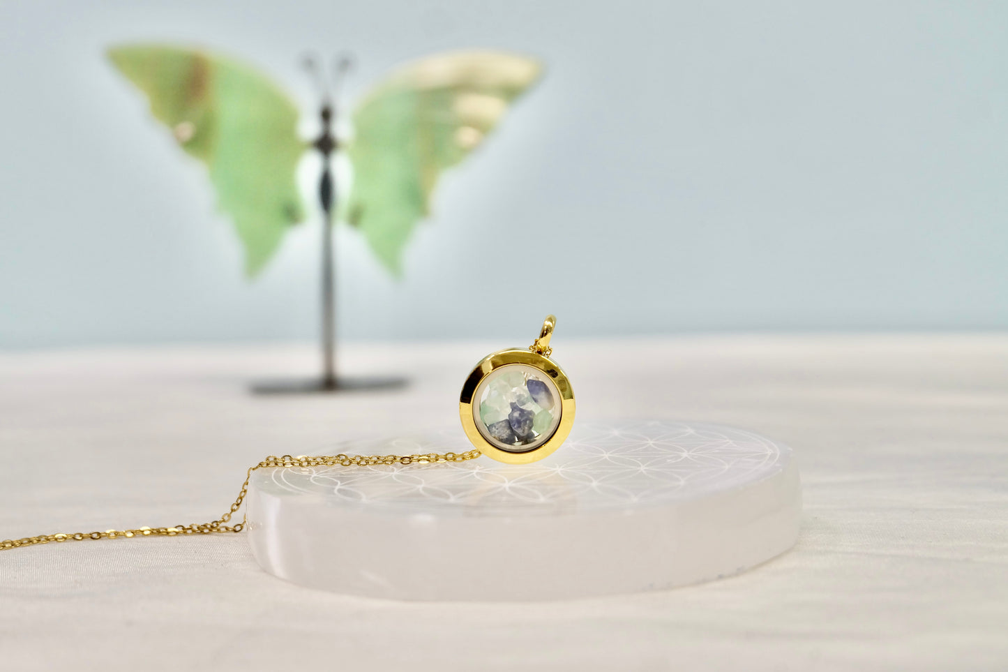 Verižica s kristali za horoskopski znak - Bik