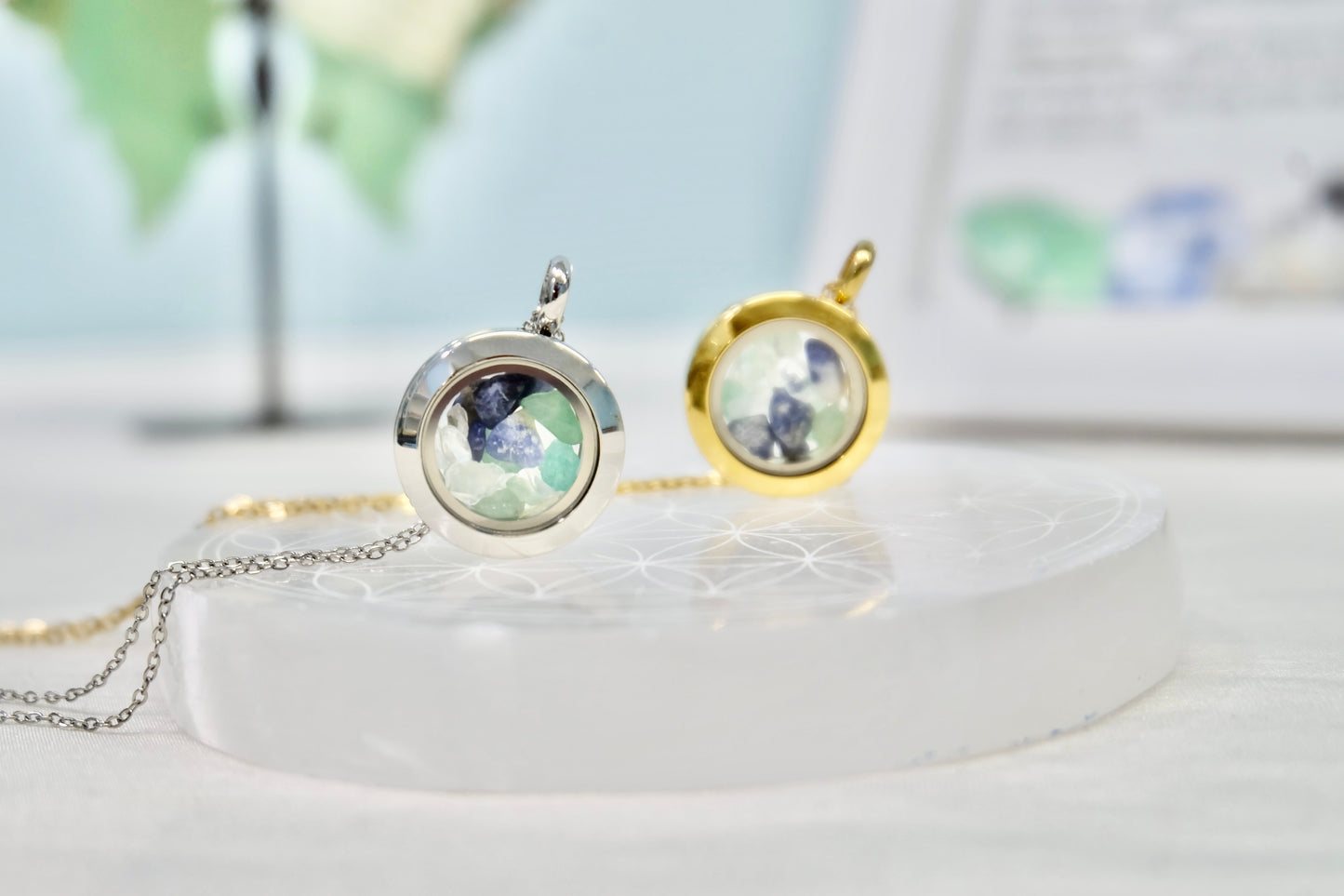 Verižica s kristali za horoskopski znak - Bik