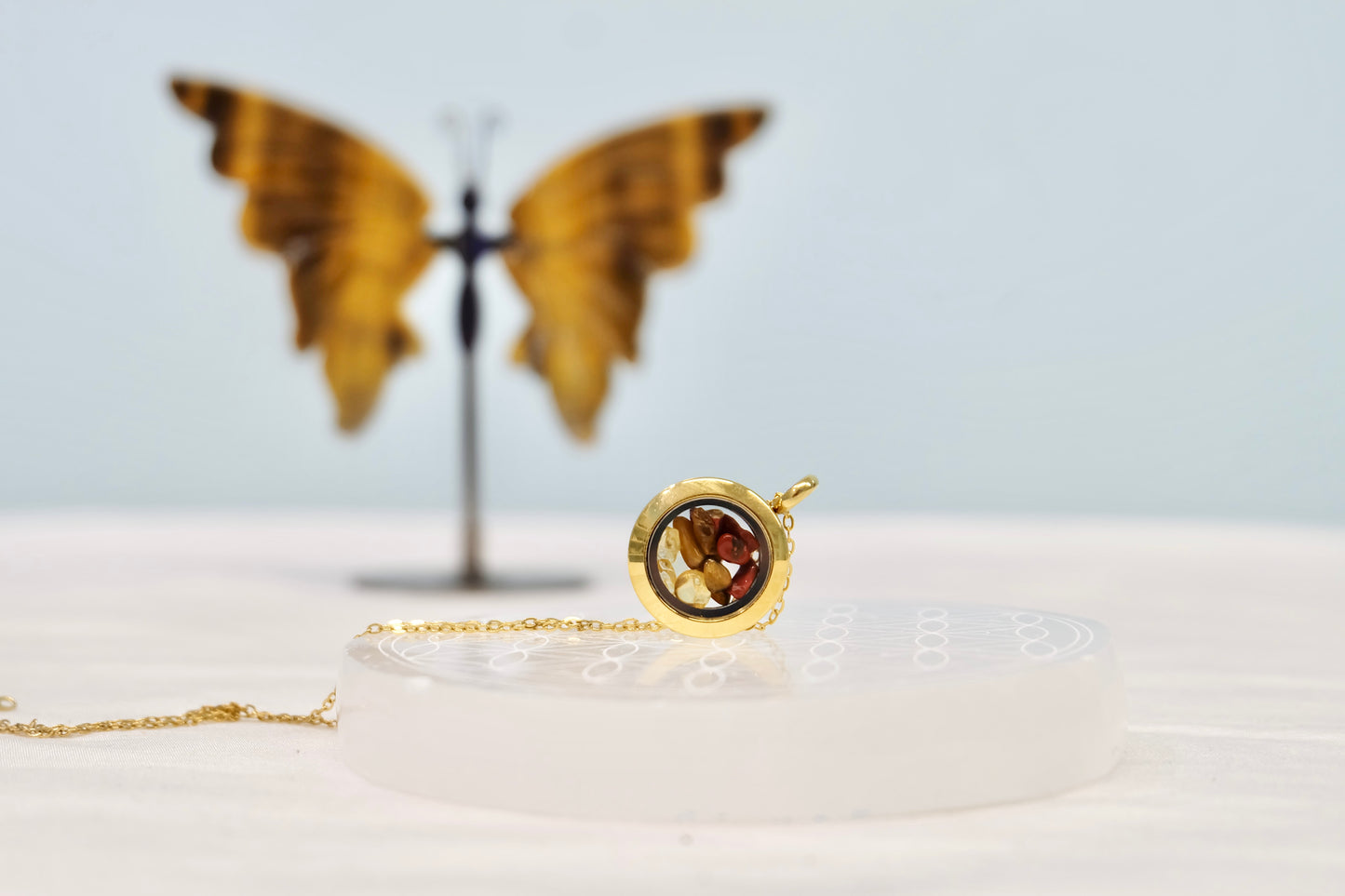 Verižica s kristali za horoskopski znak - Lev