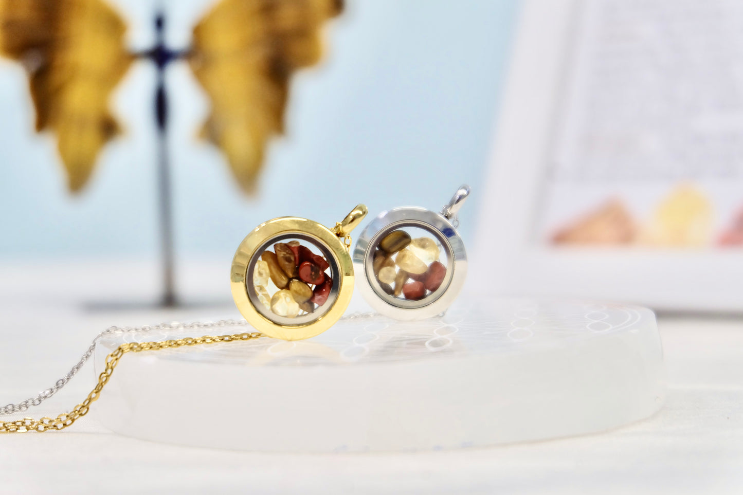 Verižica s kristali za horoskopski znak - Lev