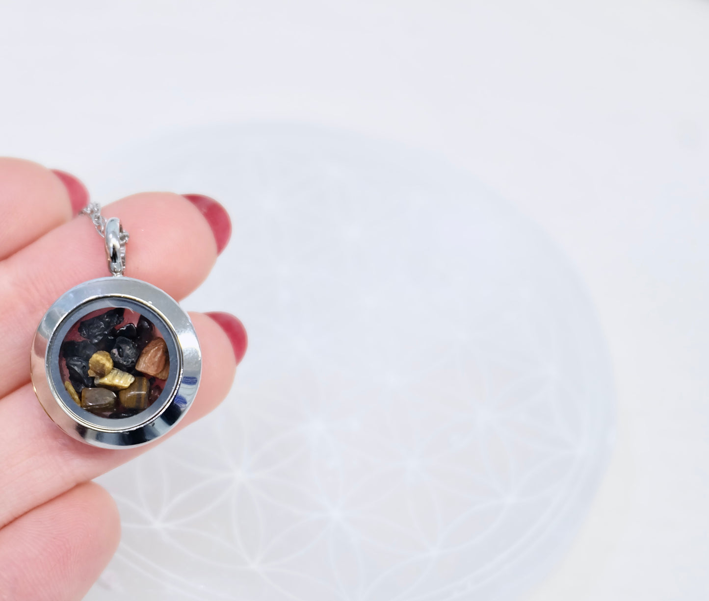 Verižica s kristali za horoskopski znak - Kozorog