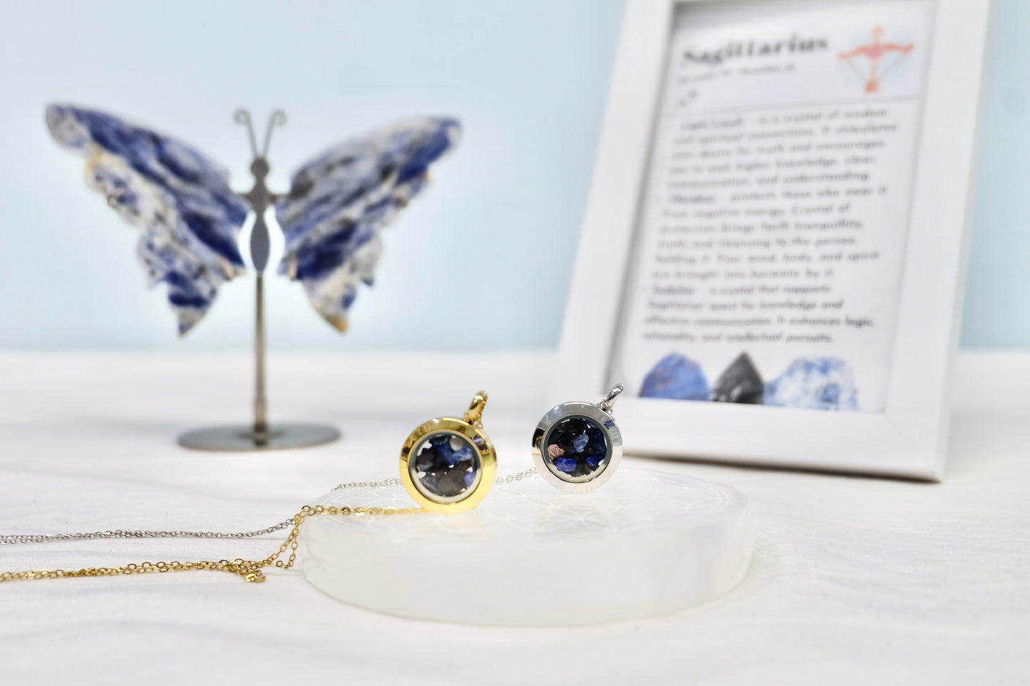 Verižica s kristali za horoskopski znak - Strelec