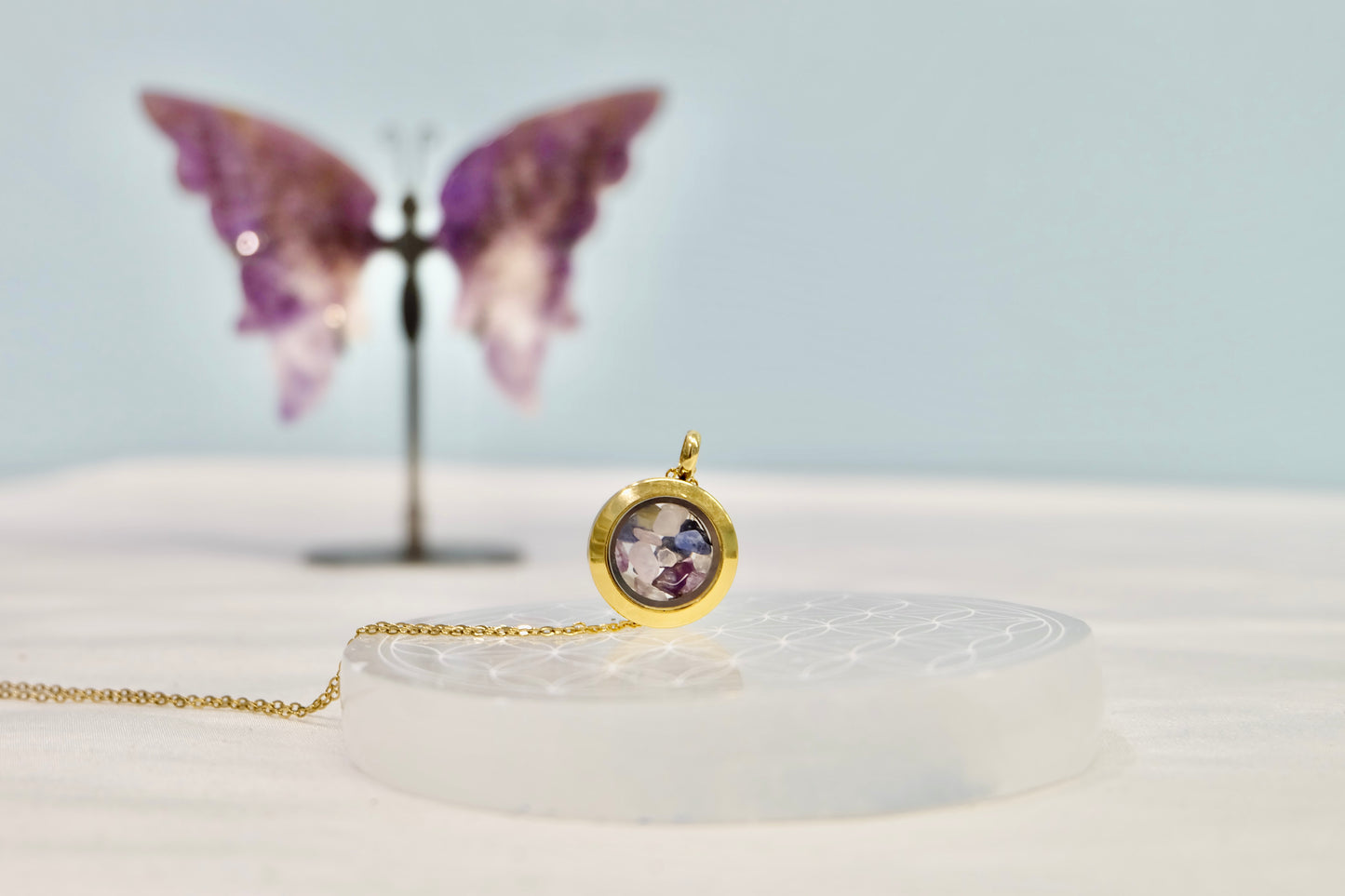 Verižica s kristali za horoskopski znak - Devica