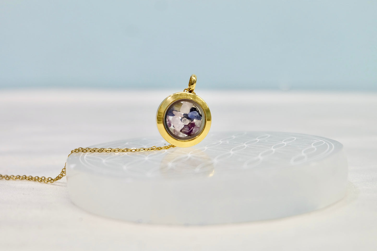 Verižica s kristali za horoskopski znak - Devica