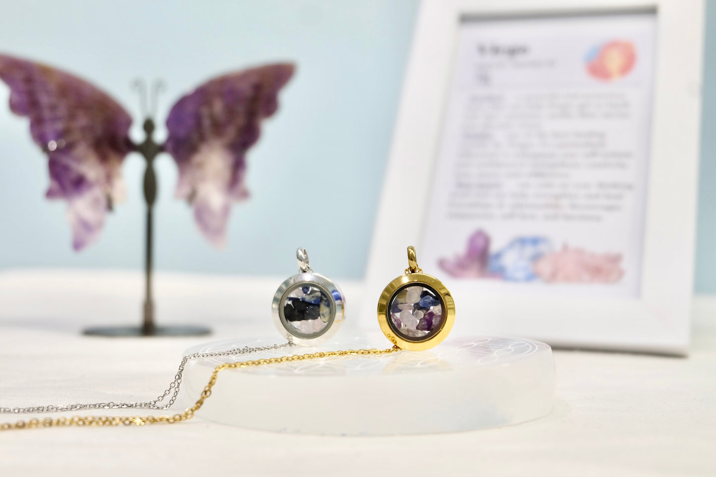 Verižica s kristali za horoskopski znak - Devica