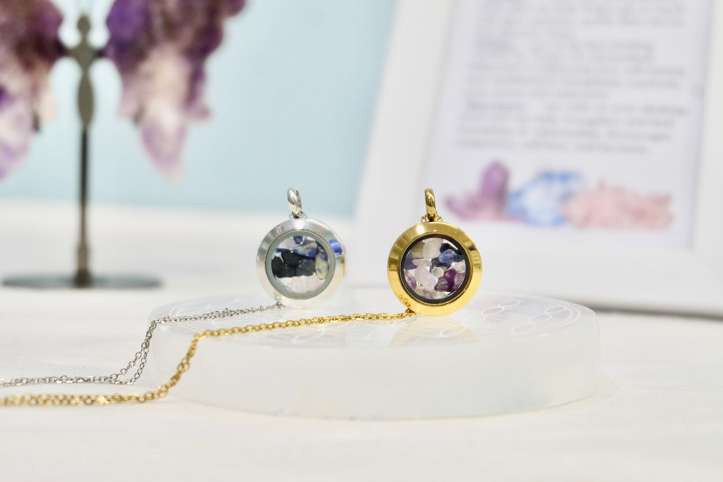 Verižica s kristali za horoskopski znak - Devica