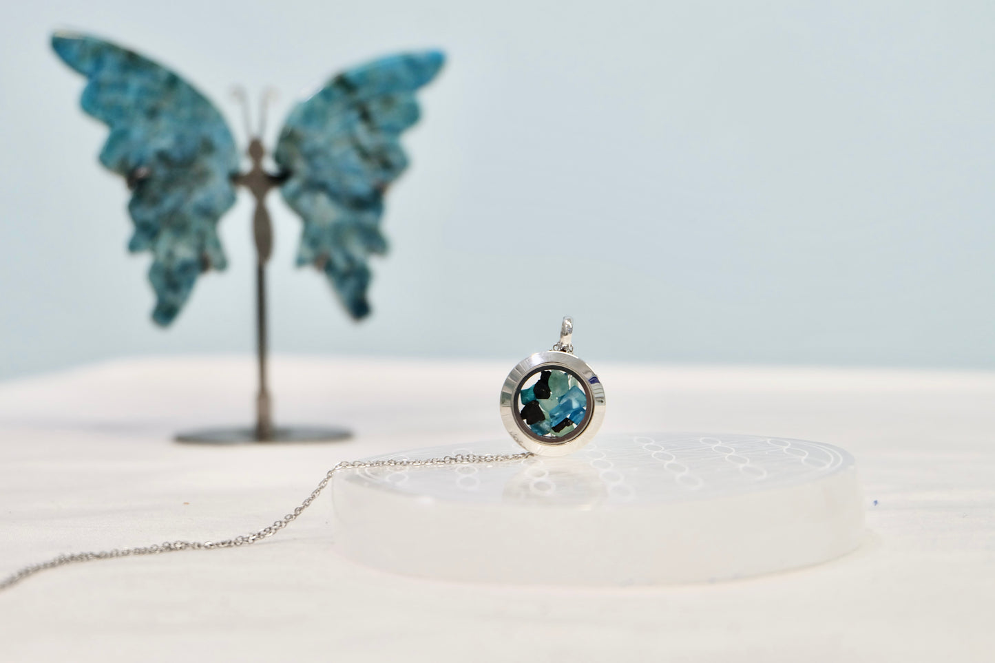 Verižica s kristali za horoskopski znak - Ribi