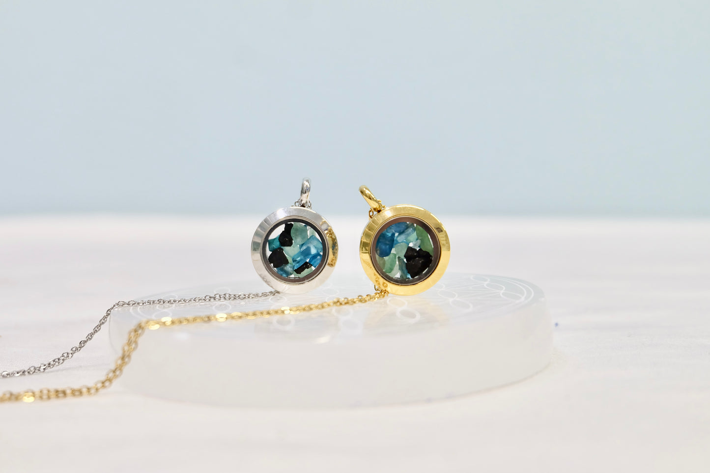 Verižica s kristali za horoskopski znak - Ribi