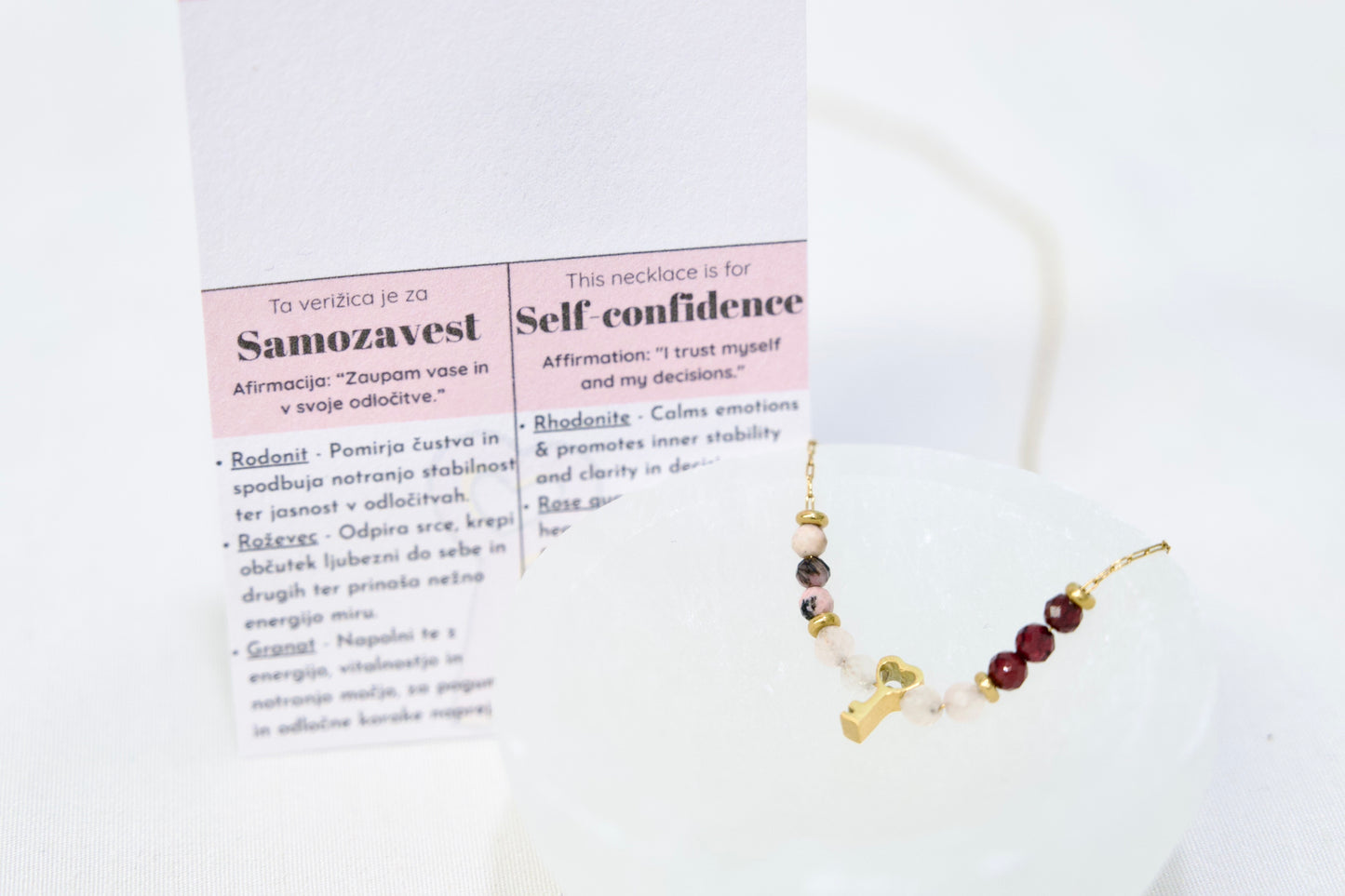 Verižica za samozavest