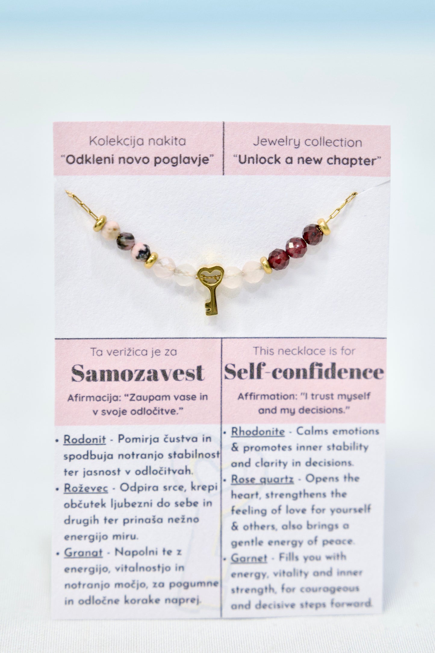 Verižica za samozavest