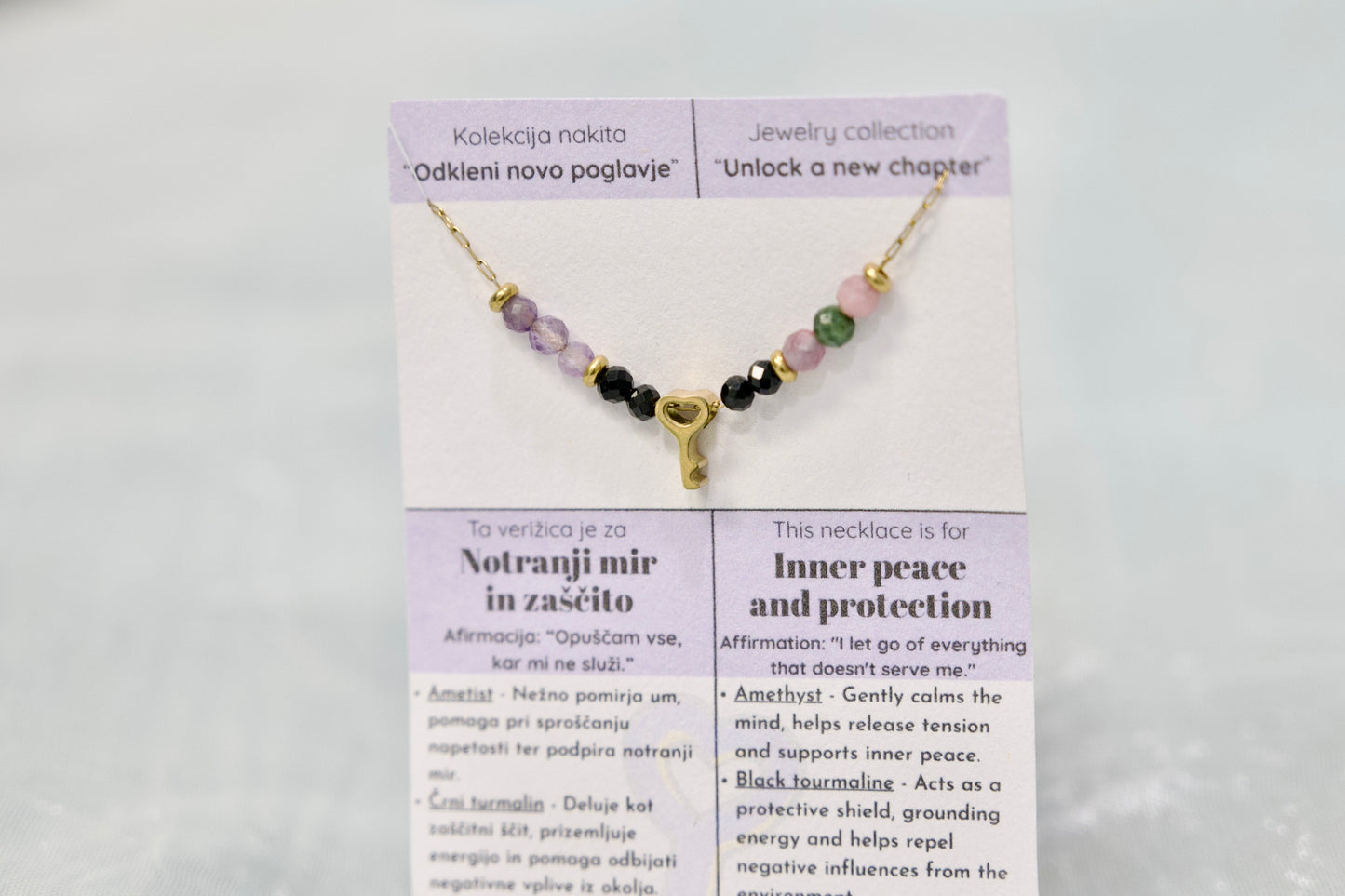 Verižica za notranji mir in zaščito