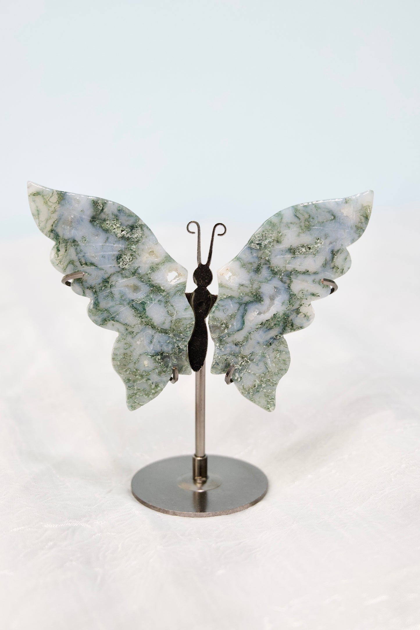 Butterfly from Moss Agate