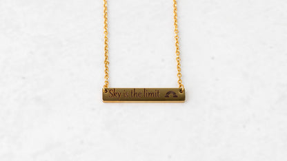 Gold chain plate