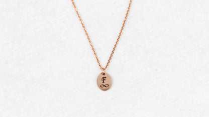 Verižica rose gold najmanjši oval