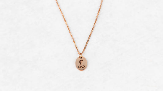 Verižica rose gold najmanjši oval