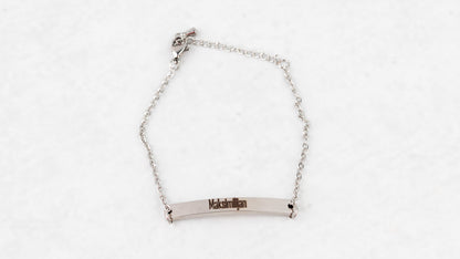 Silver plate bracelet